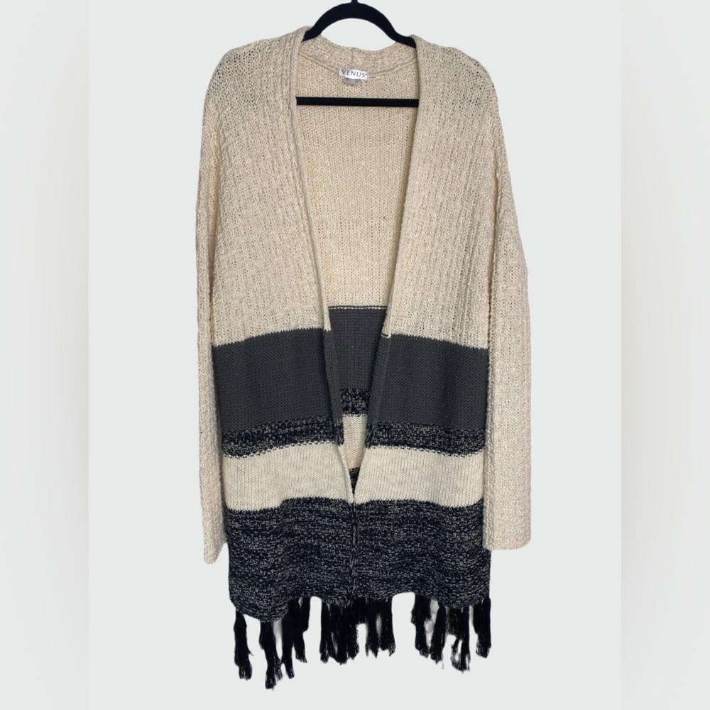 Venus oversized tassel cardigan